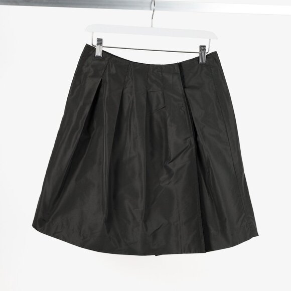 Miu Miu Green Nylon Pleated Skirt - Picture 1 of 7